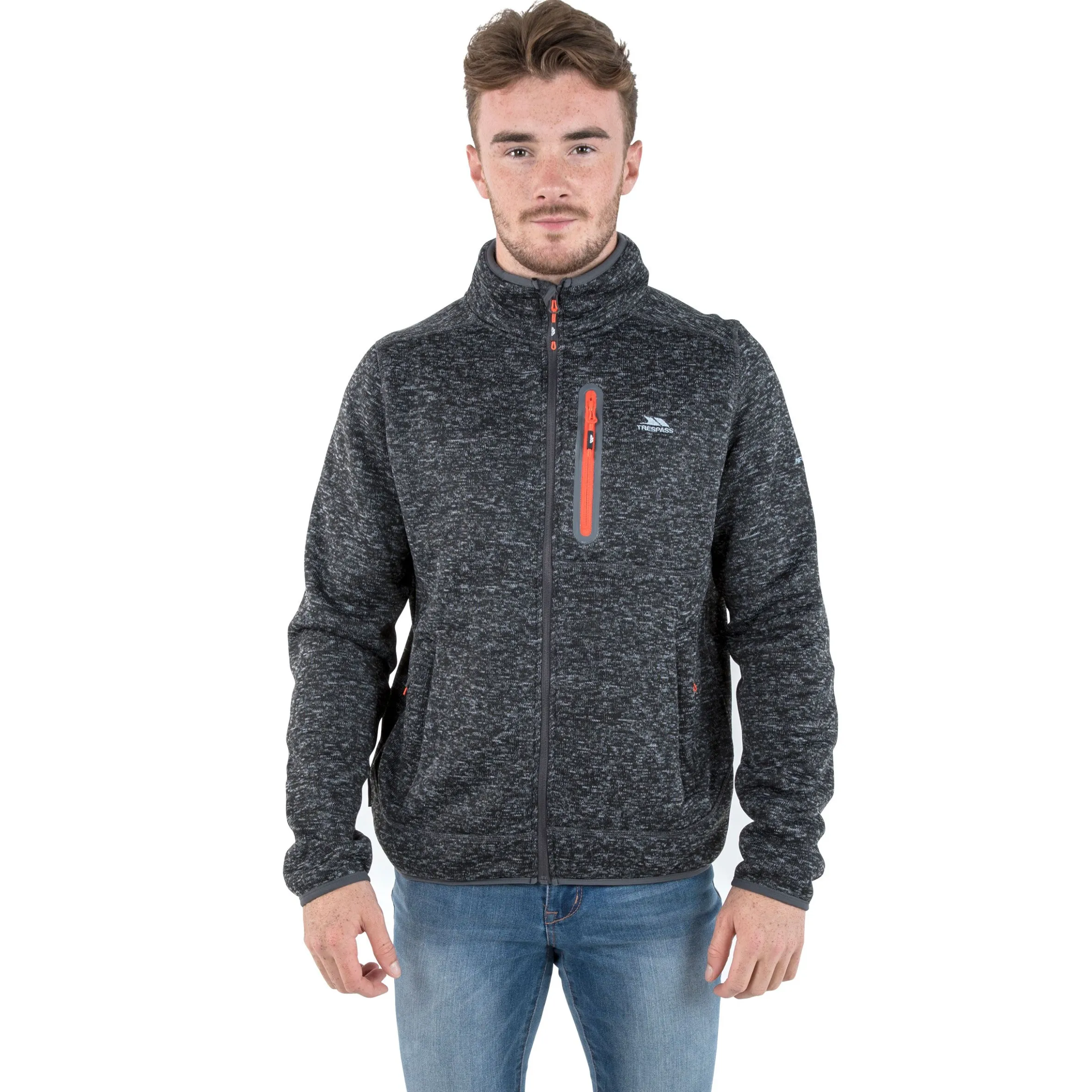Trespass Men's Marl Fleece Jacket Bingham