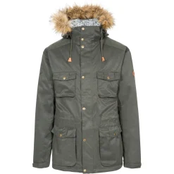 Trespass Men's Padded Waterproof Parka Jacket Quebeckford