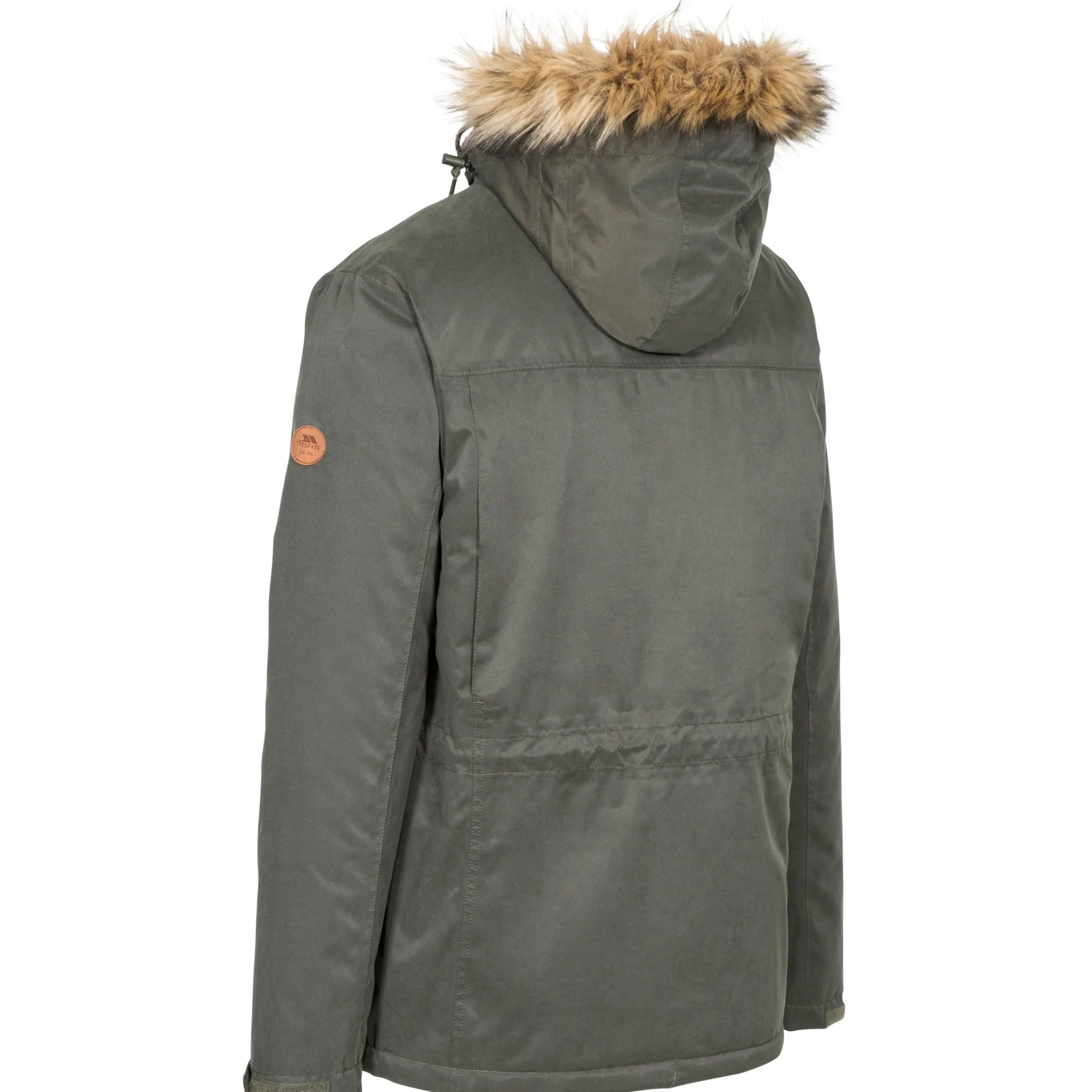 Trespass Men's Padded Waterproof Parka Jacket Quebeckford