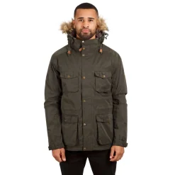 Trespass Men's Padded Waterproof Parka Jacket Quebeckford