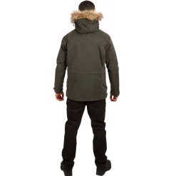 Trespass Men's Padded Waterproof Parka Jacket Quebeckford
