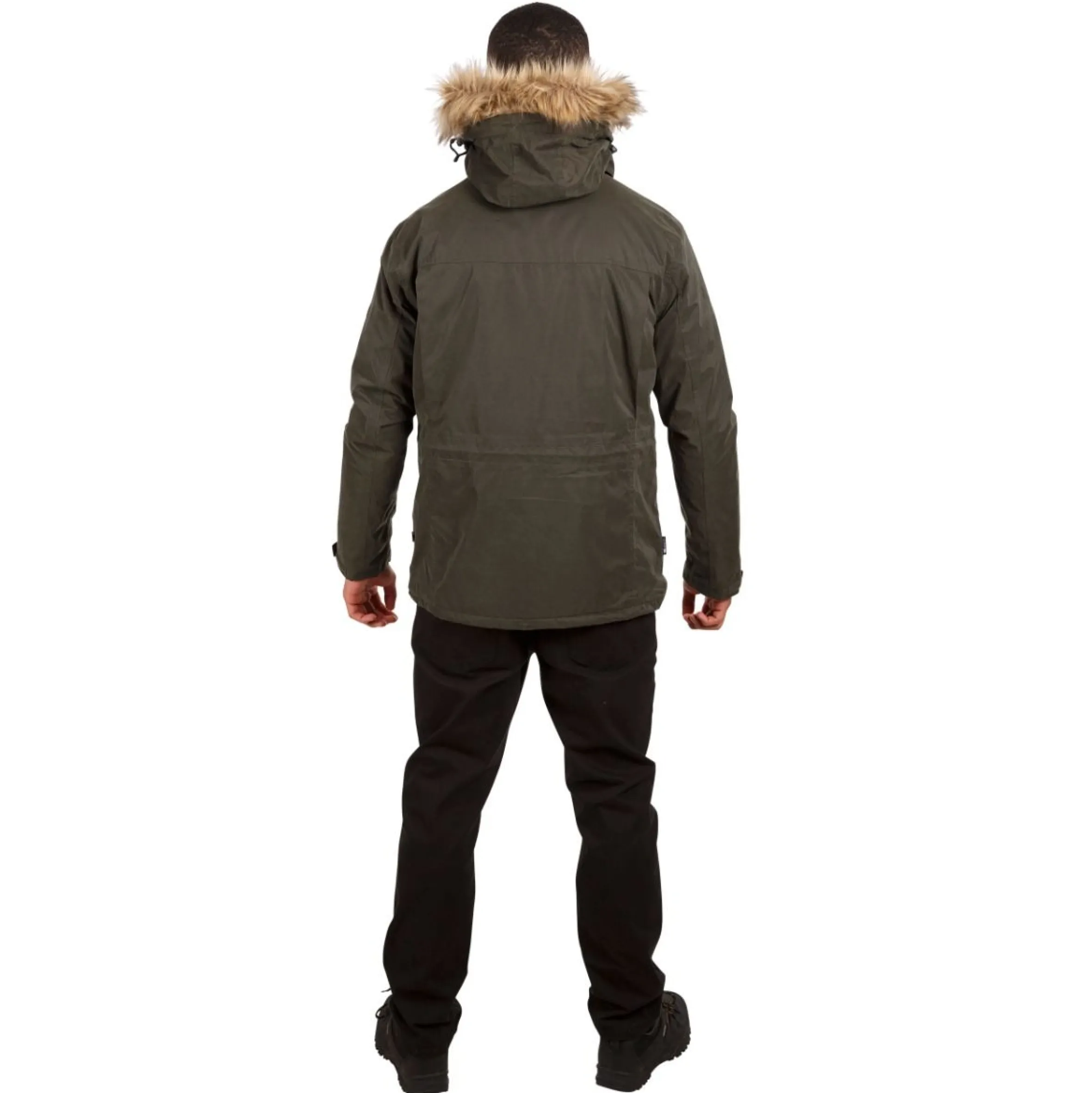 Trespass Men's Padded Waterproof Parka Jacket Quebeckford