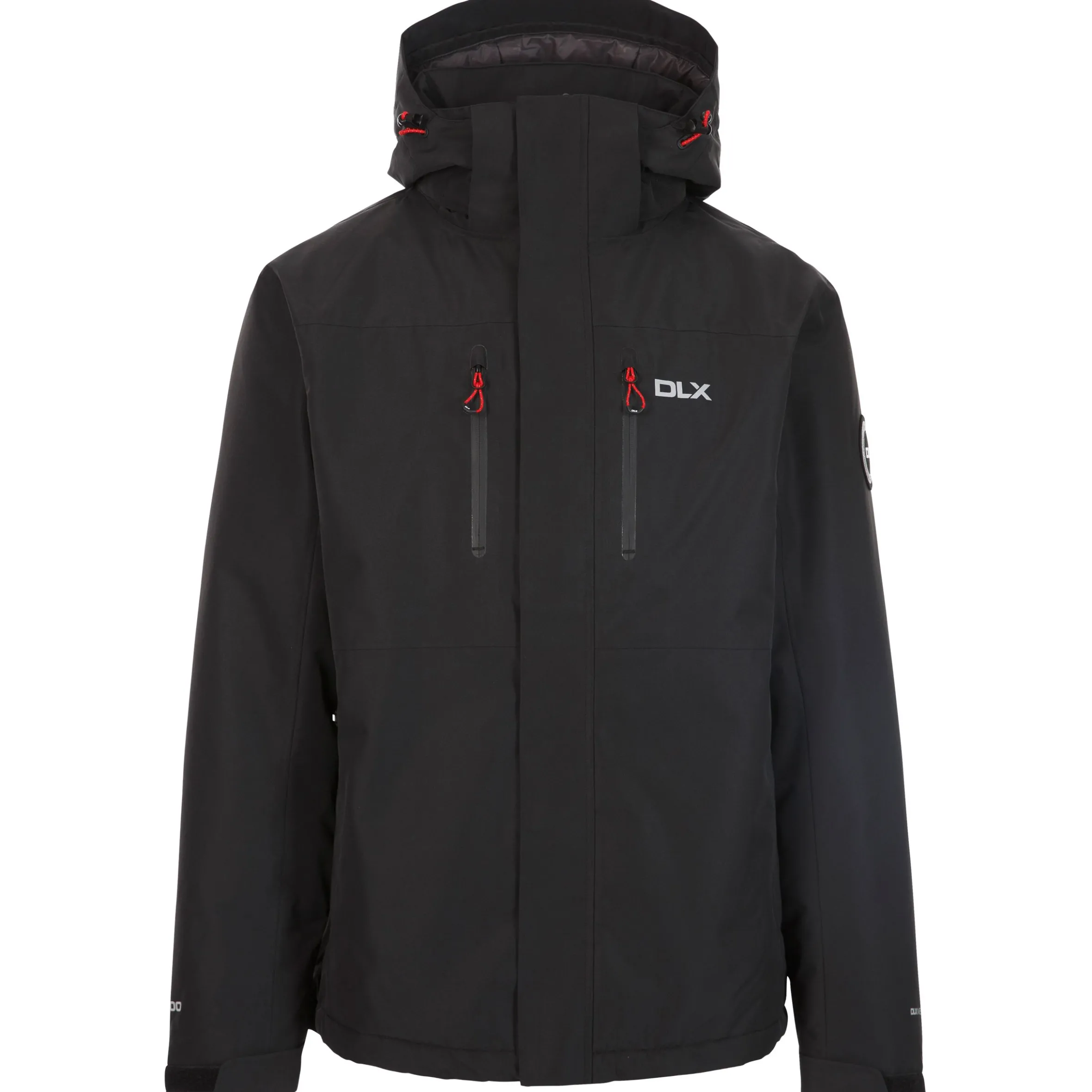 Trespass Men's Padded Waterproof Jacket Zip Off Hood Oswarm