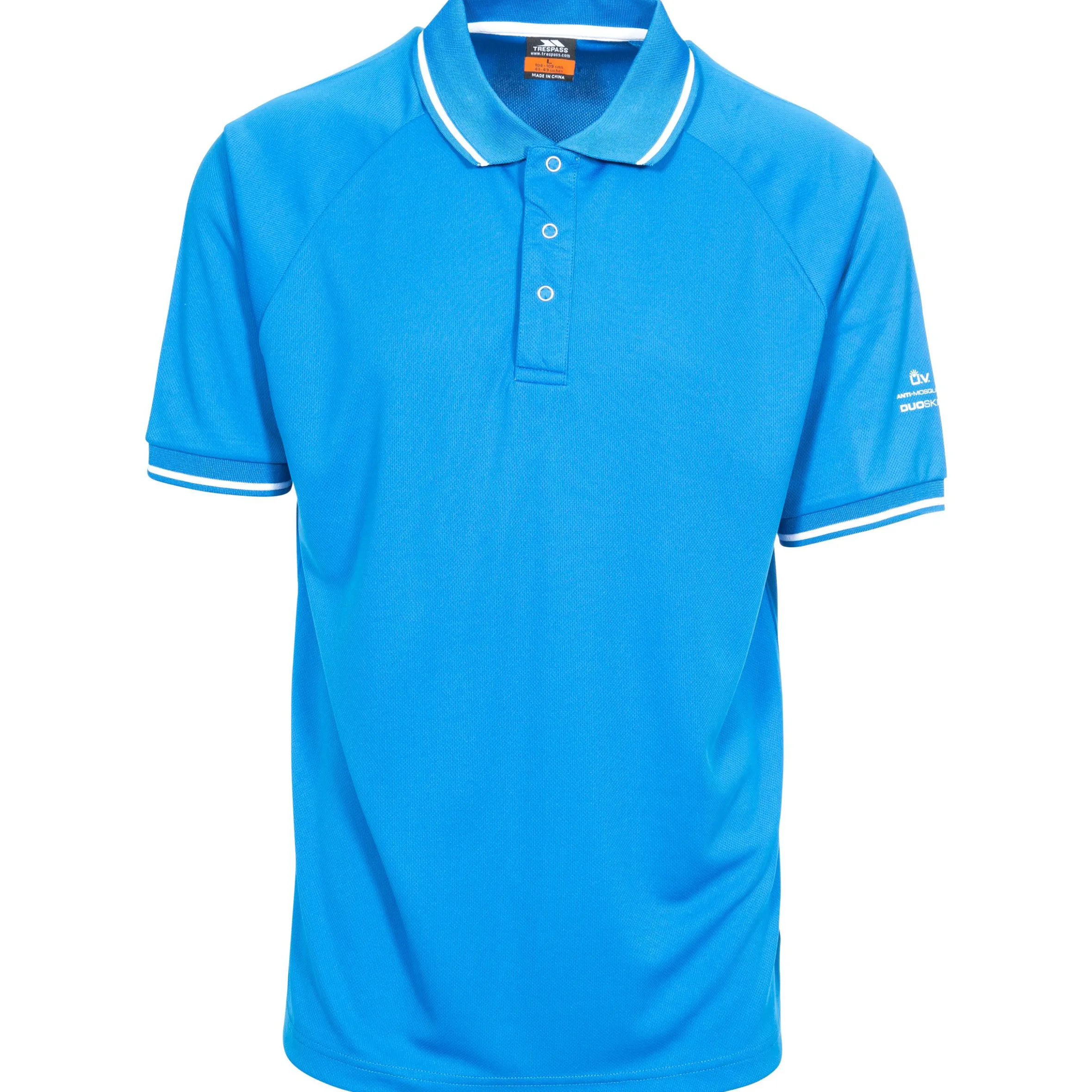 Trespass Men's Quick Dry Polo Shirt Bonington