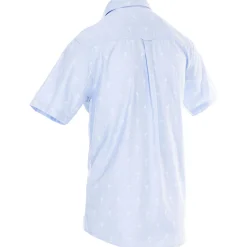 Trespass Mens Shirt Short Sleeved Slapton Palm Tree