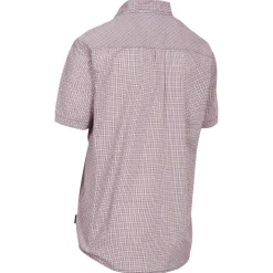 Trespass Men's Short Sleeve Checked Shirt Lansing