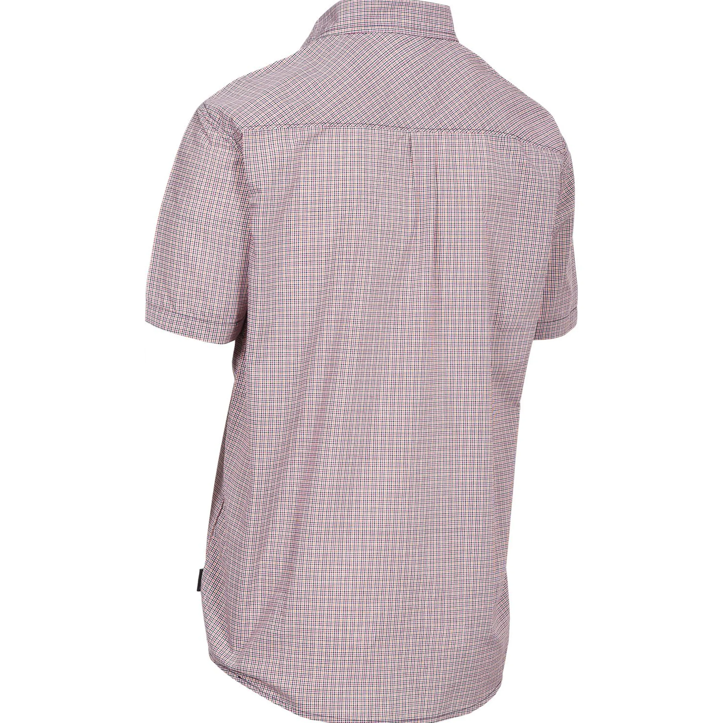 Trespass Men's Short Sleeve Checked Shirt Lansing