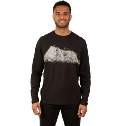 Trespass Mens T Shirt Long Sleeved Quick Dry Wrenburyton