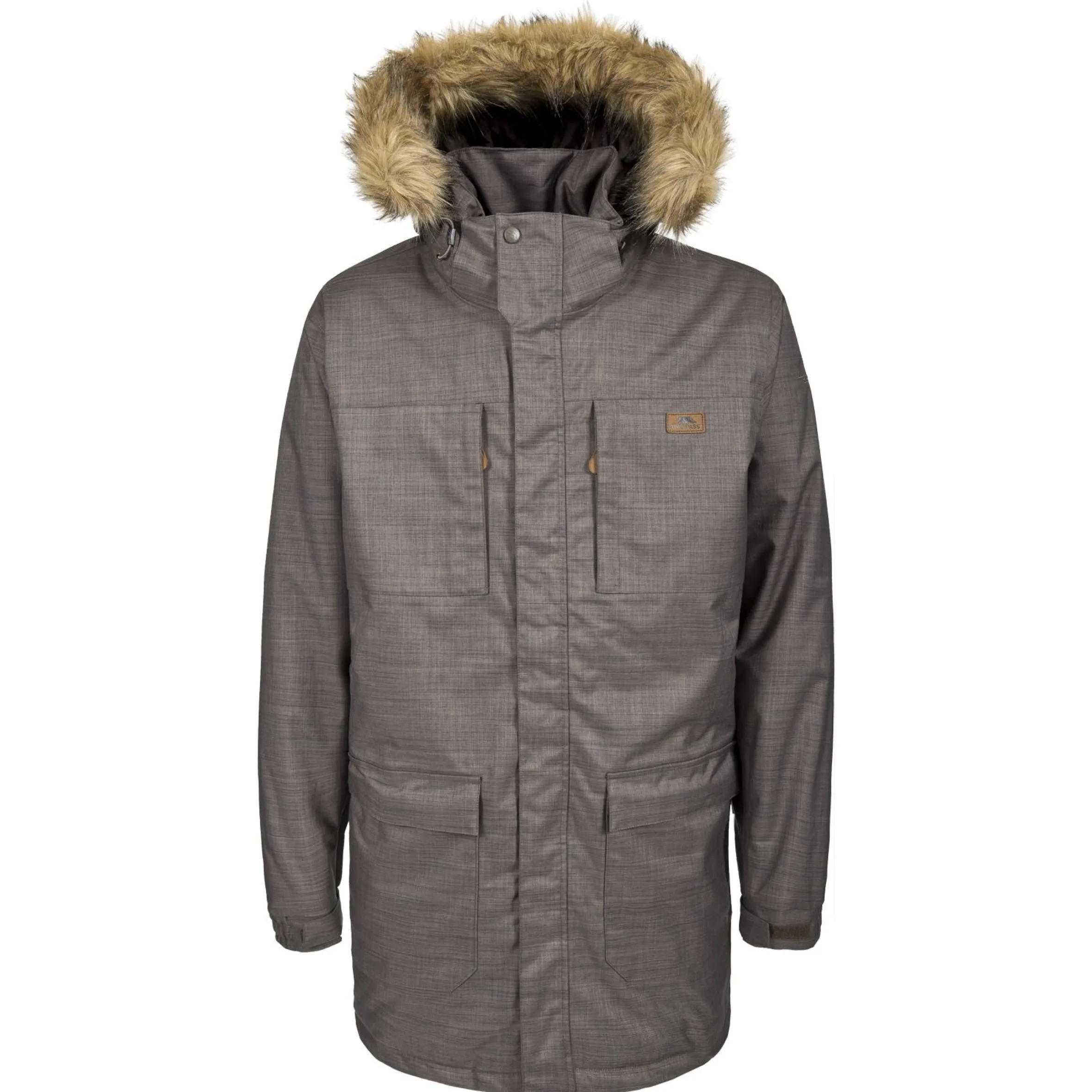Trespass Mens Waterproof Parka Jacket Gillespie