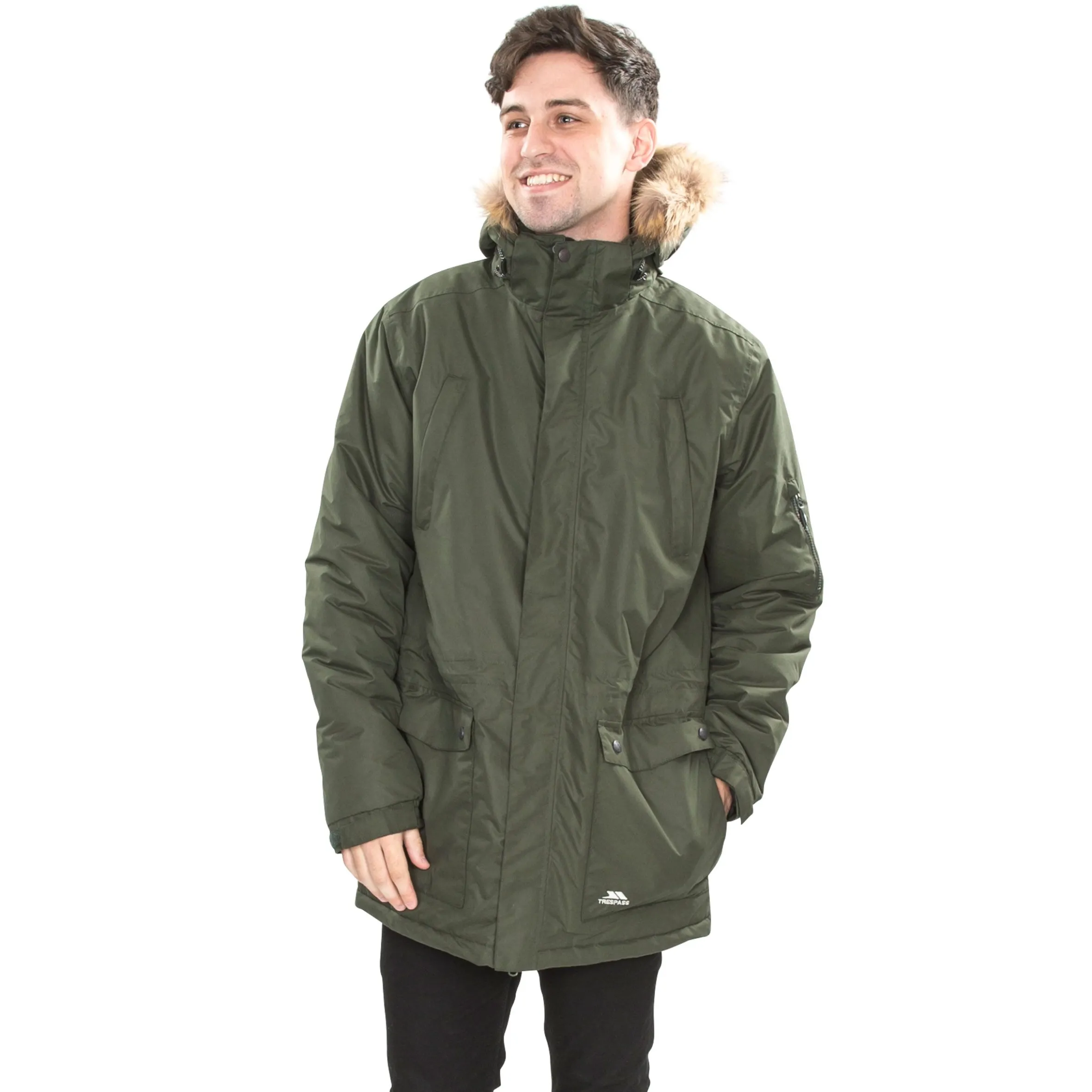 Trespass Men's Waterproof Parka Jacket Jaydin