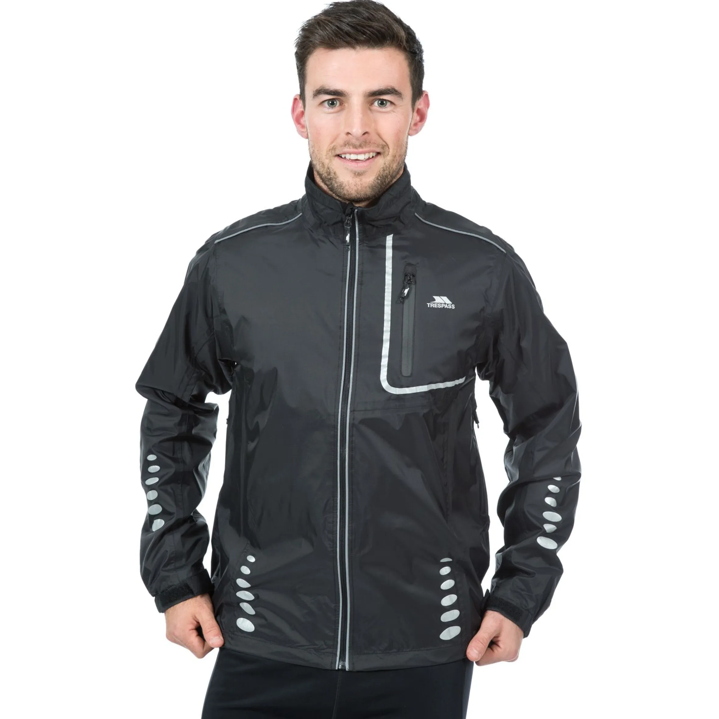 Trespass Men's Waterproof Cycling Jacket Axle