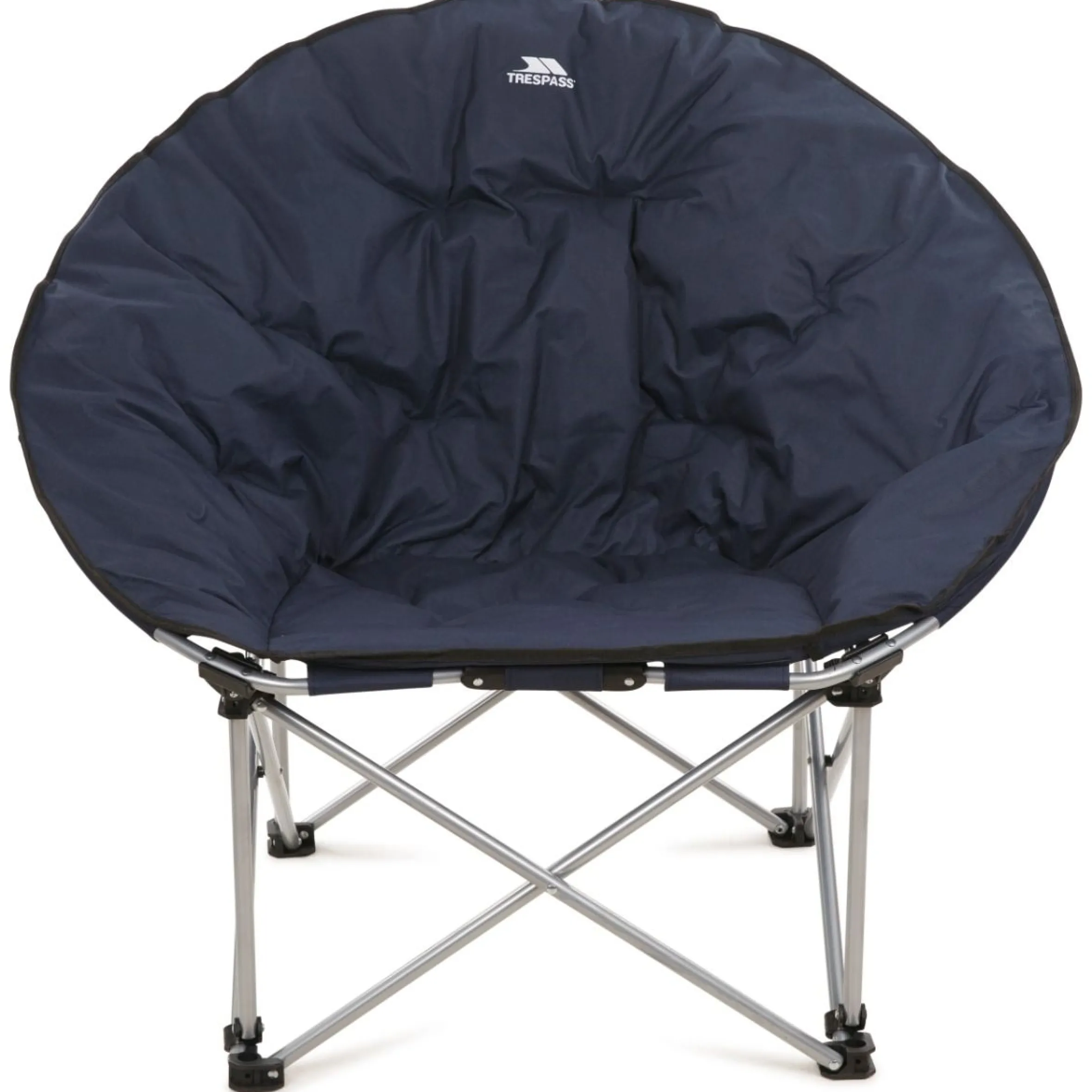 Trespass Oversized Moon Chair Camping Folding Padded Tycho