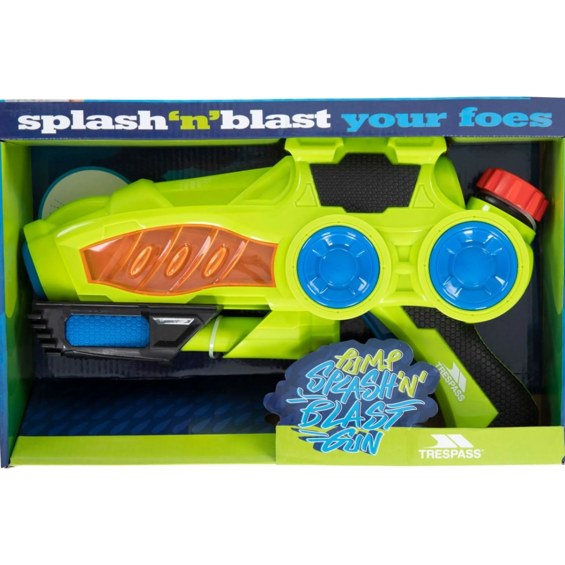 Trespass Pump Action Water Gun Outdoor Garden Toy