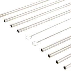 Trespass Stainless Steel Straws 8 Pack Foreverstraw
