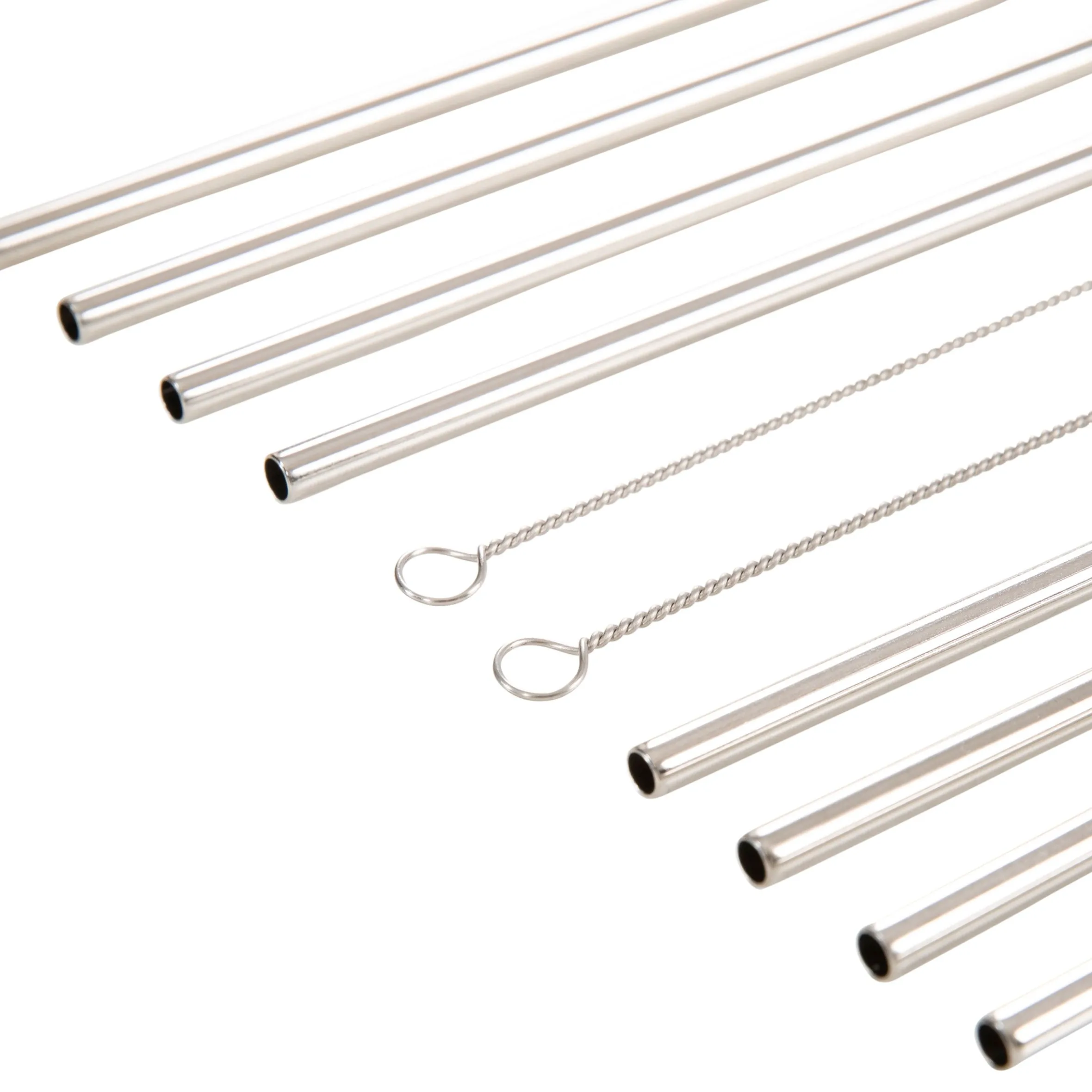 Trespass Stainless Steel Straws 8 Pack Foreverstraw