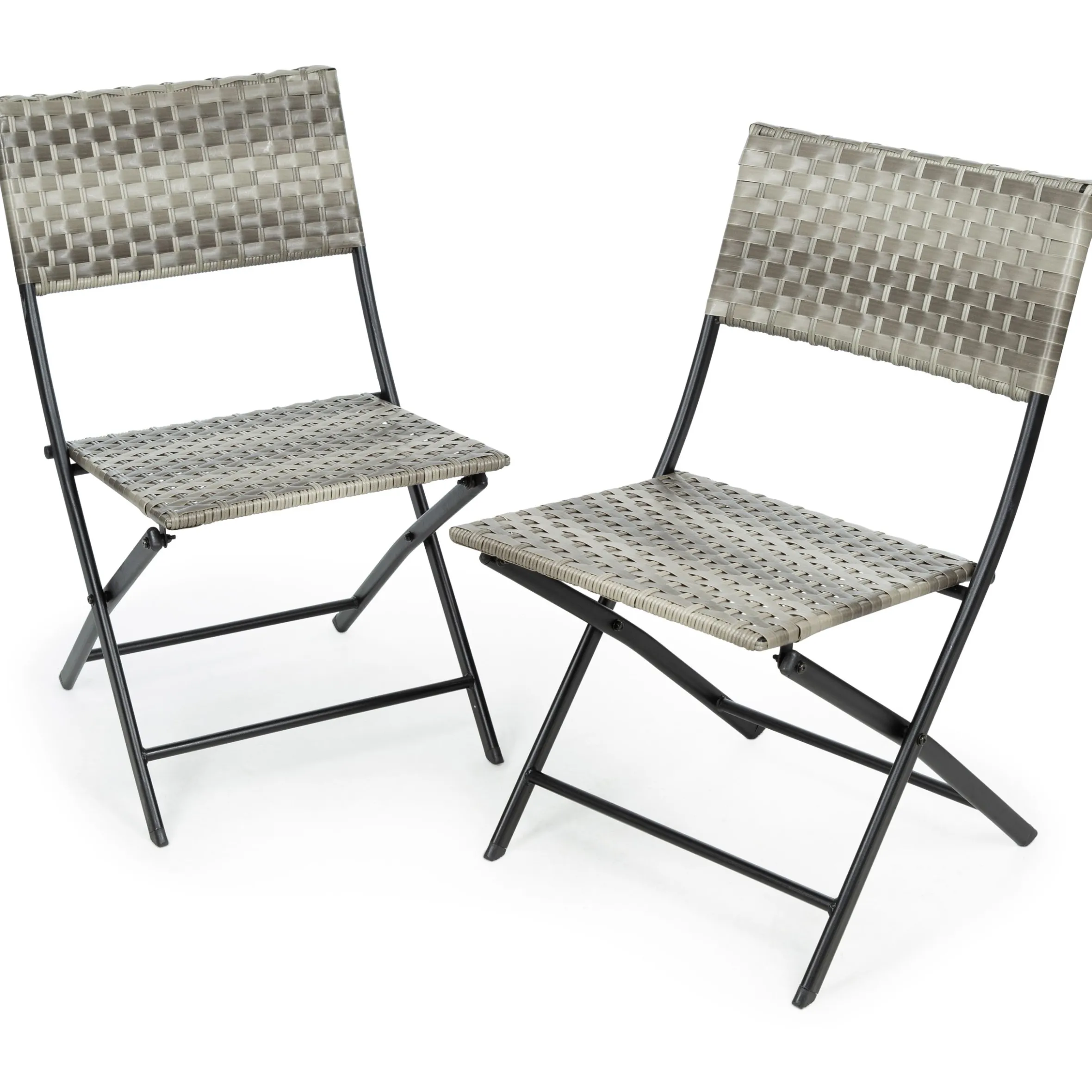 Trespass Three Piece Rattan Garden Furniture Set Bistro