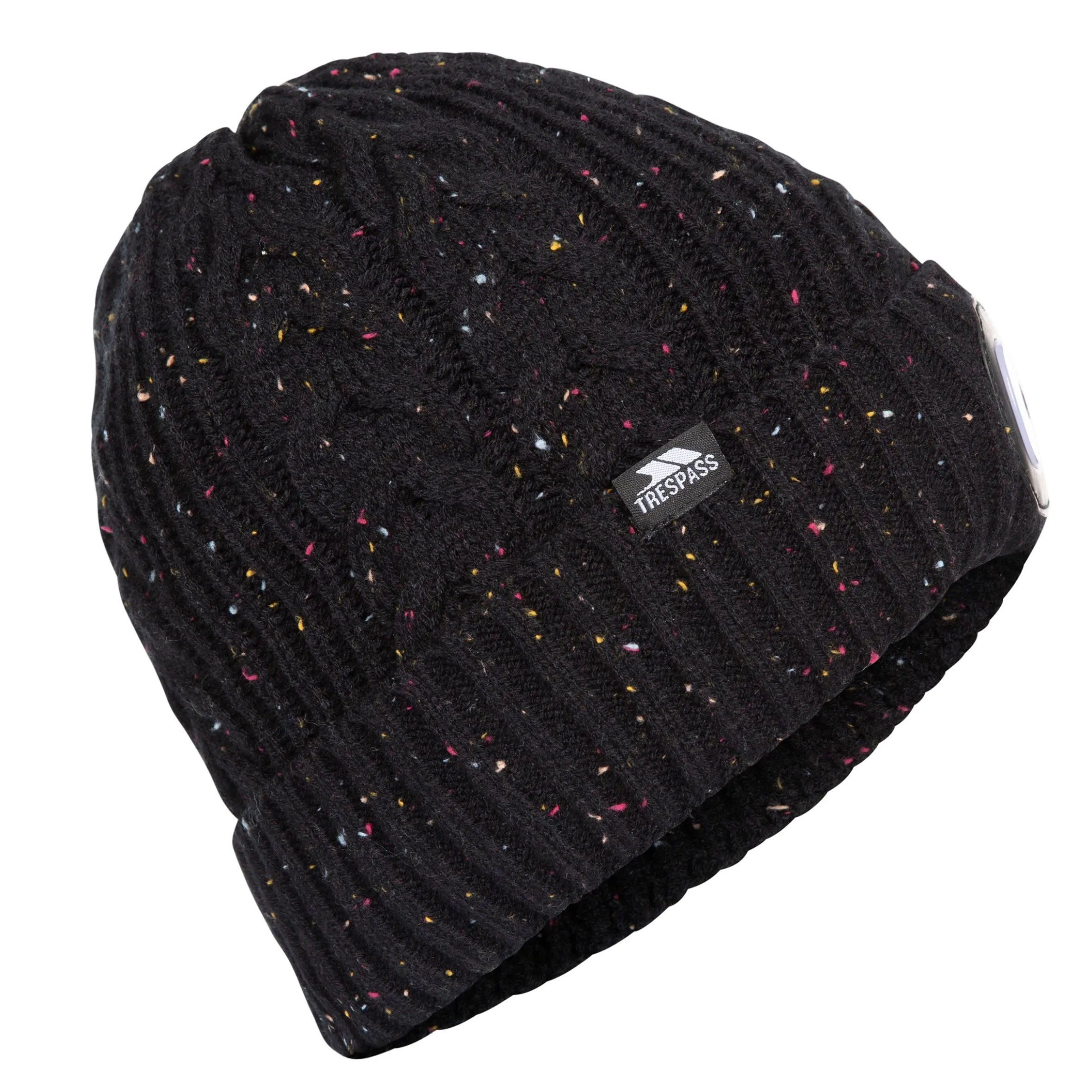Trespass Unisex Rechargeable LED Beanie Hat Dazzle