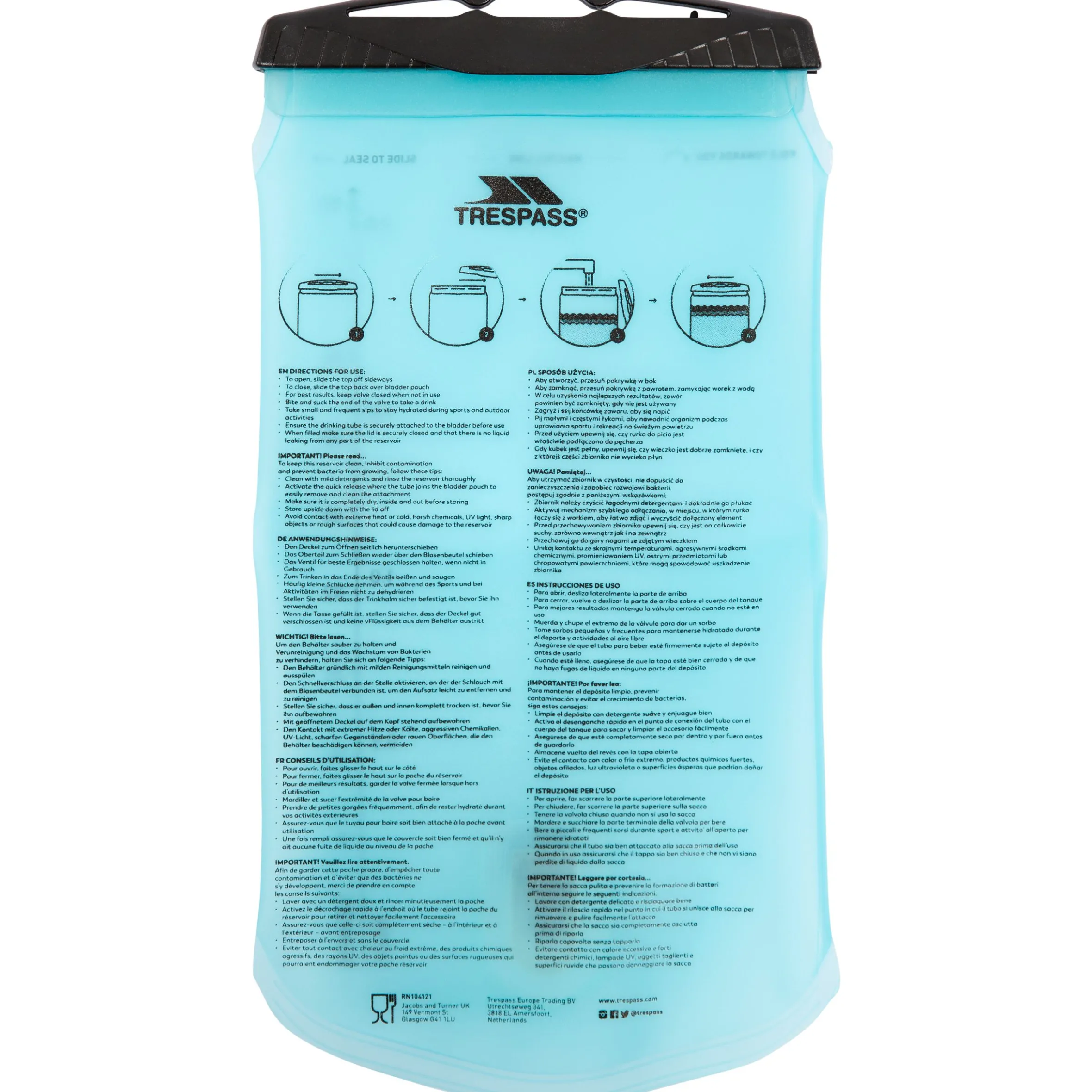 Trespass Water Bladder 2L Quenched