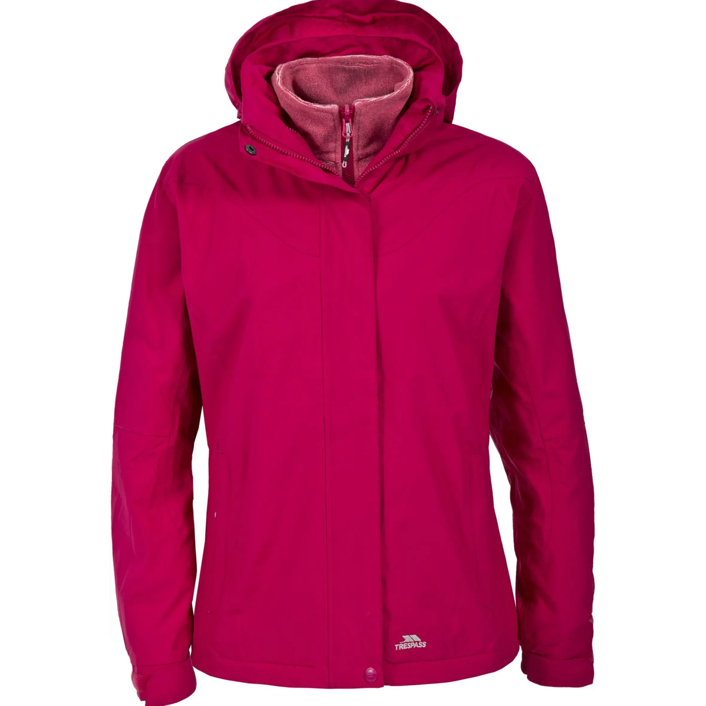 Trespass Womens 3 in 1 Jacket Hooded Madalin