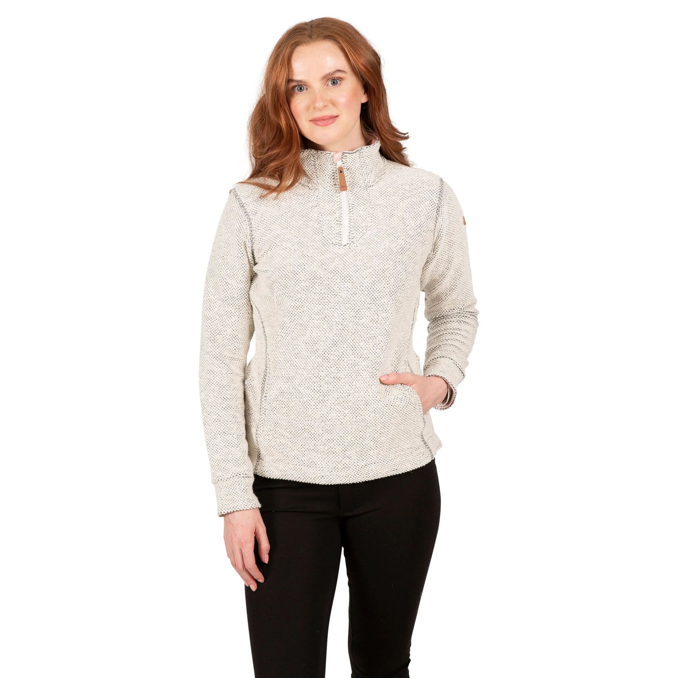 Trespass Women's 1/4 Zip Fleece 2 Side Pockets Ronette