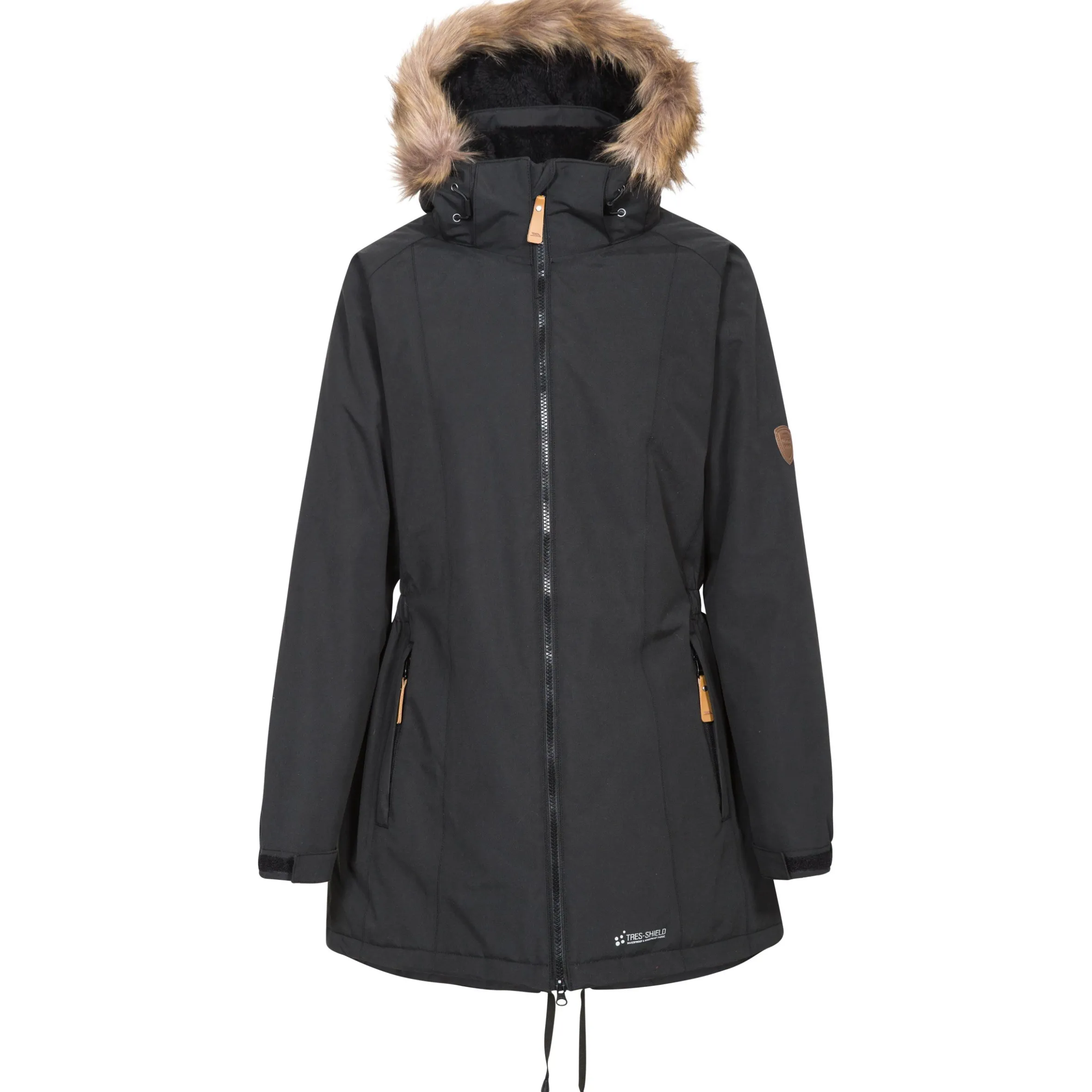 Trespass Womens Fleece Lined Parka Jacket Celebrity