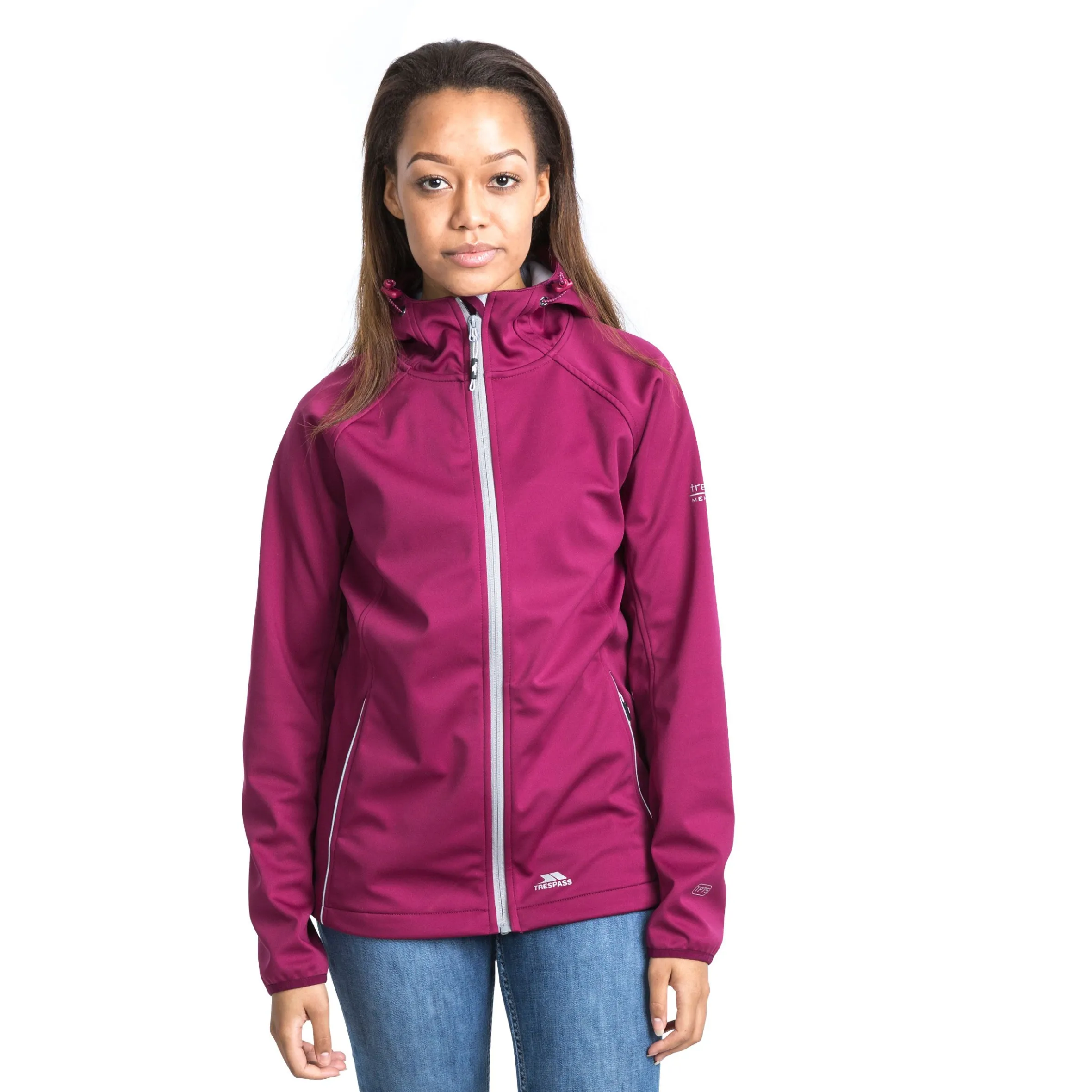 Trespass Womens Hooded Softshell Jacket Sisely
