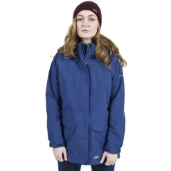 Trespass Womens Hooded Waterproof Jacket Skyrise