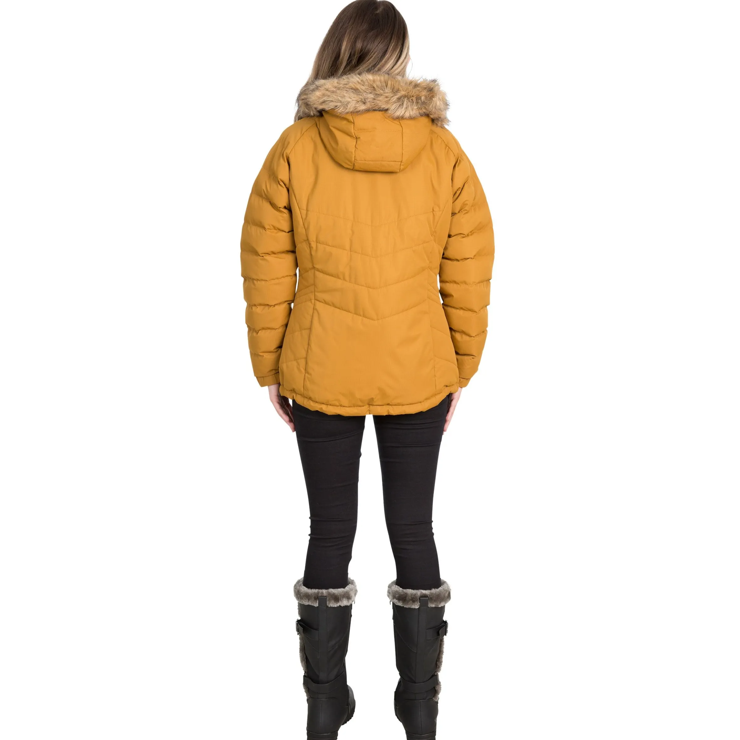 Trespass Womens Padded Hooded Casual Jacket Nadina