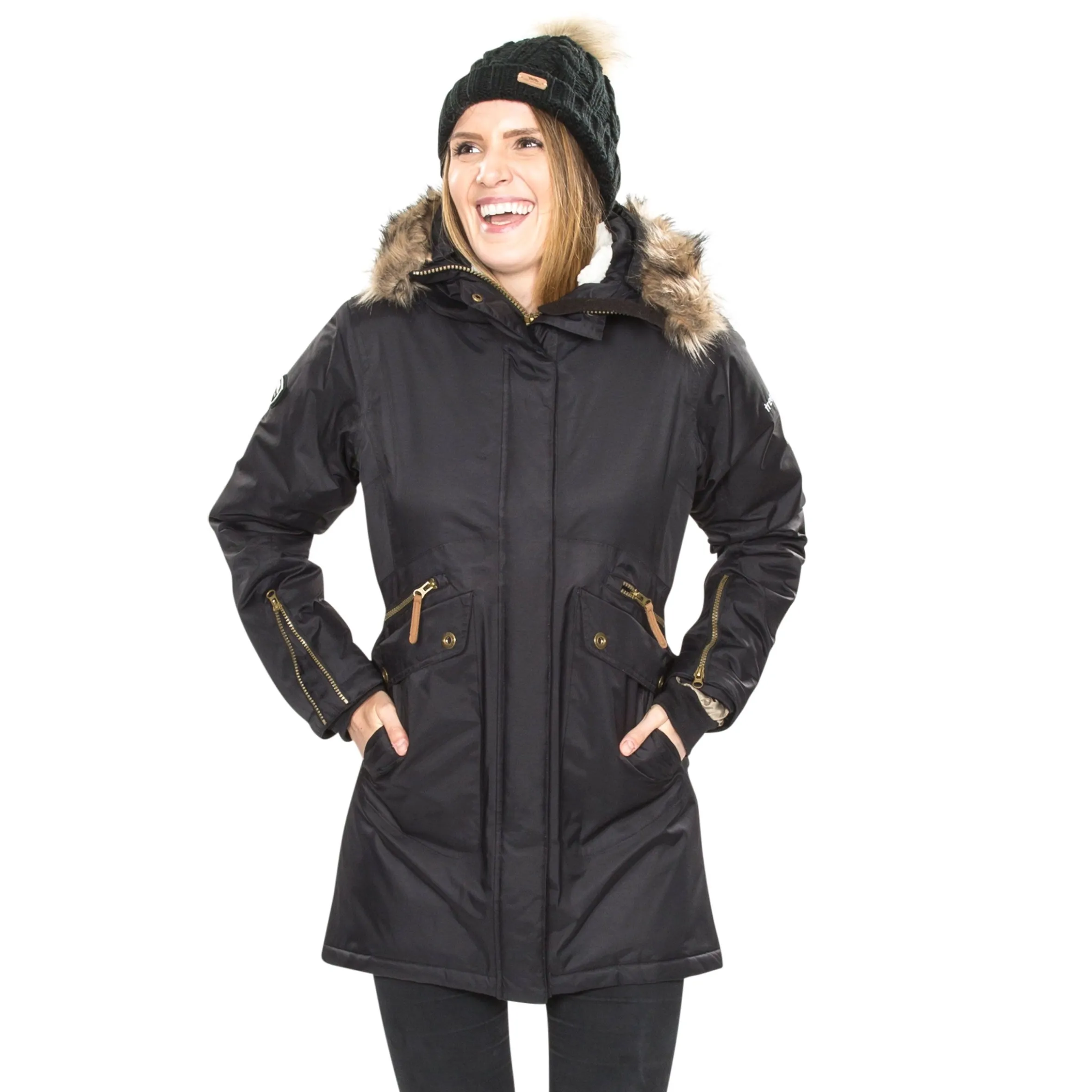 Trespass Womens Waterproof Parka Jacket Eternally