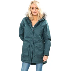Trespass Womens Waterproof Parka Jacket Thundery