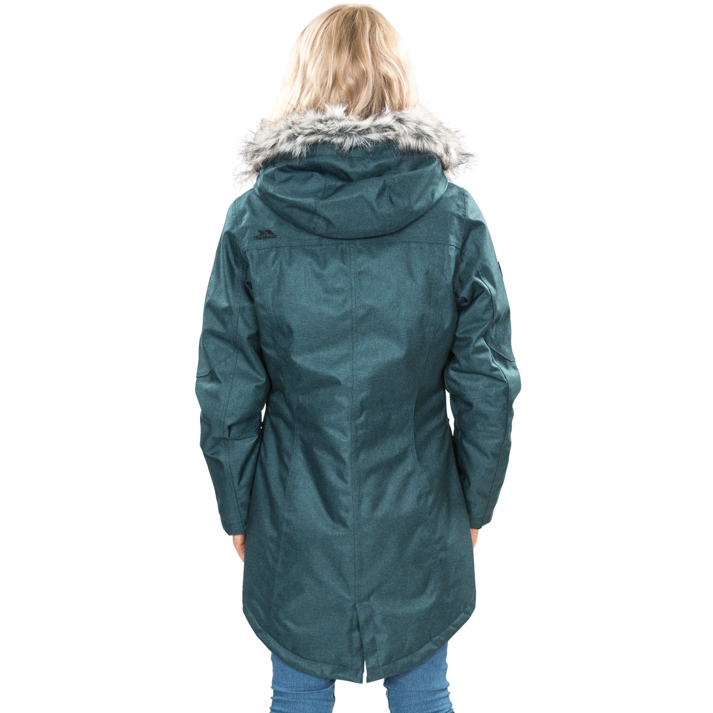 Trespass Womens Waterproof Parka Jacket Thundery
