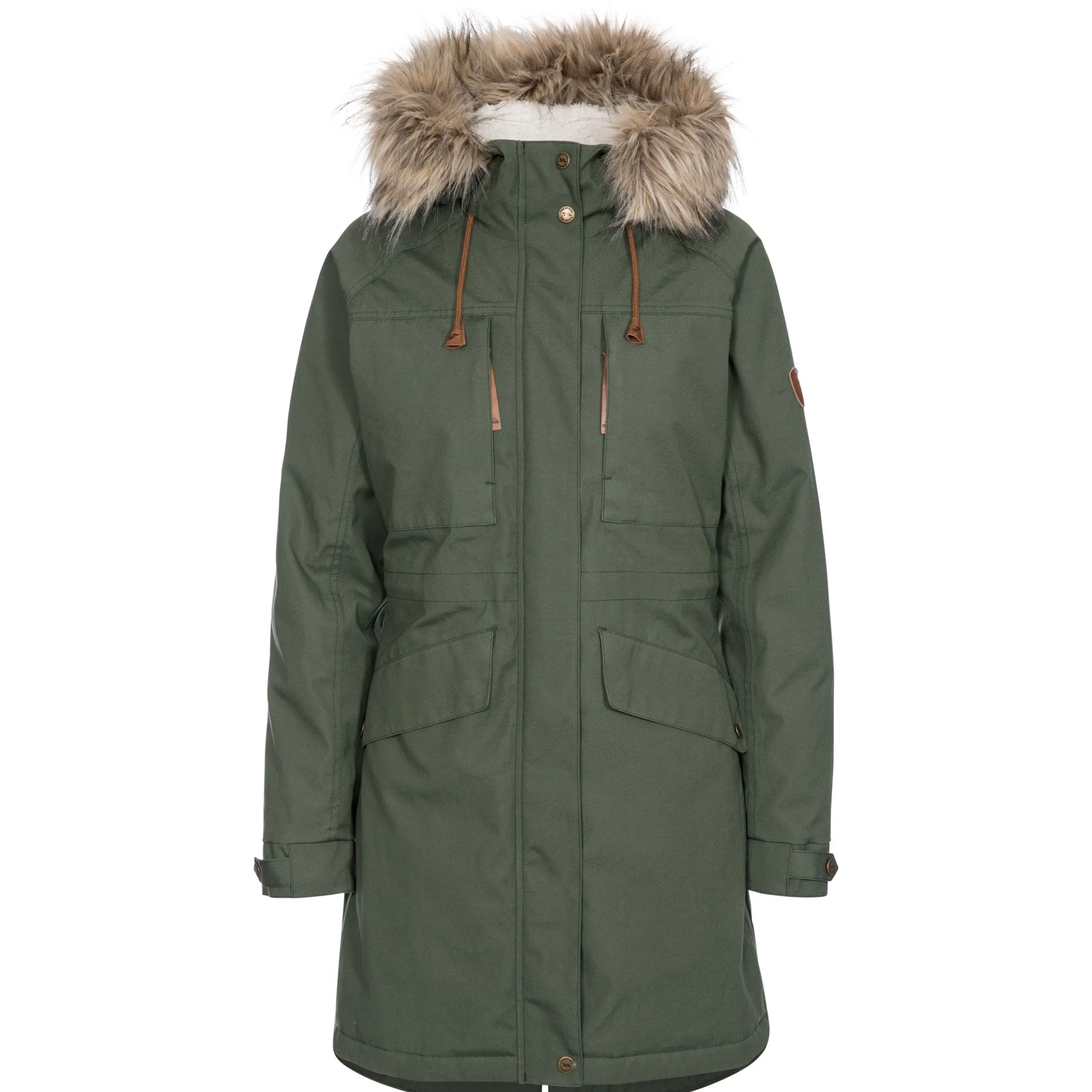Trespass Womens Waterproof Parka Jacket Faithful