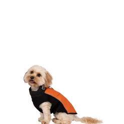 Trespaws Extra Small Dog Jacket Beedle - Black & Burnt Orange