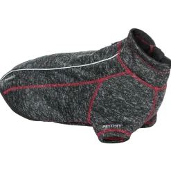Trespaws Large Windproof Dog Fleece AT300 in Black Melange Boomer