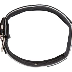 Trespaws Medium Reflective Soft Touch Dog Collar in Black Keira
