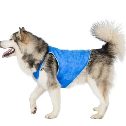 Trespaws XL Dog Cooling Vest in Sapphire Alaska