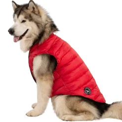 Trespaws XL Down Dog Jacket in Red Dogby