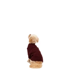 Trespaws XS Dog Jumper Snowhound Merlot