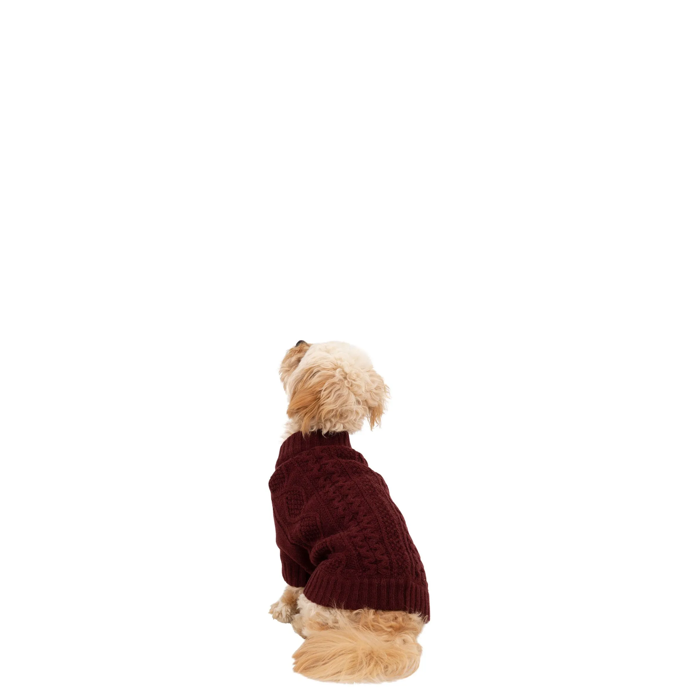 Trespaws XS Dog Jumper Snowhound Merlot