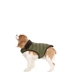 Trespaws XS Eco Friendly Dog Puffer Jacket in Khaki Lloyd