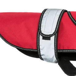 Trespaws XXS 2 in 1 Fleece Lined Waterproof Dog Coat in Red Duke