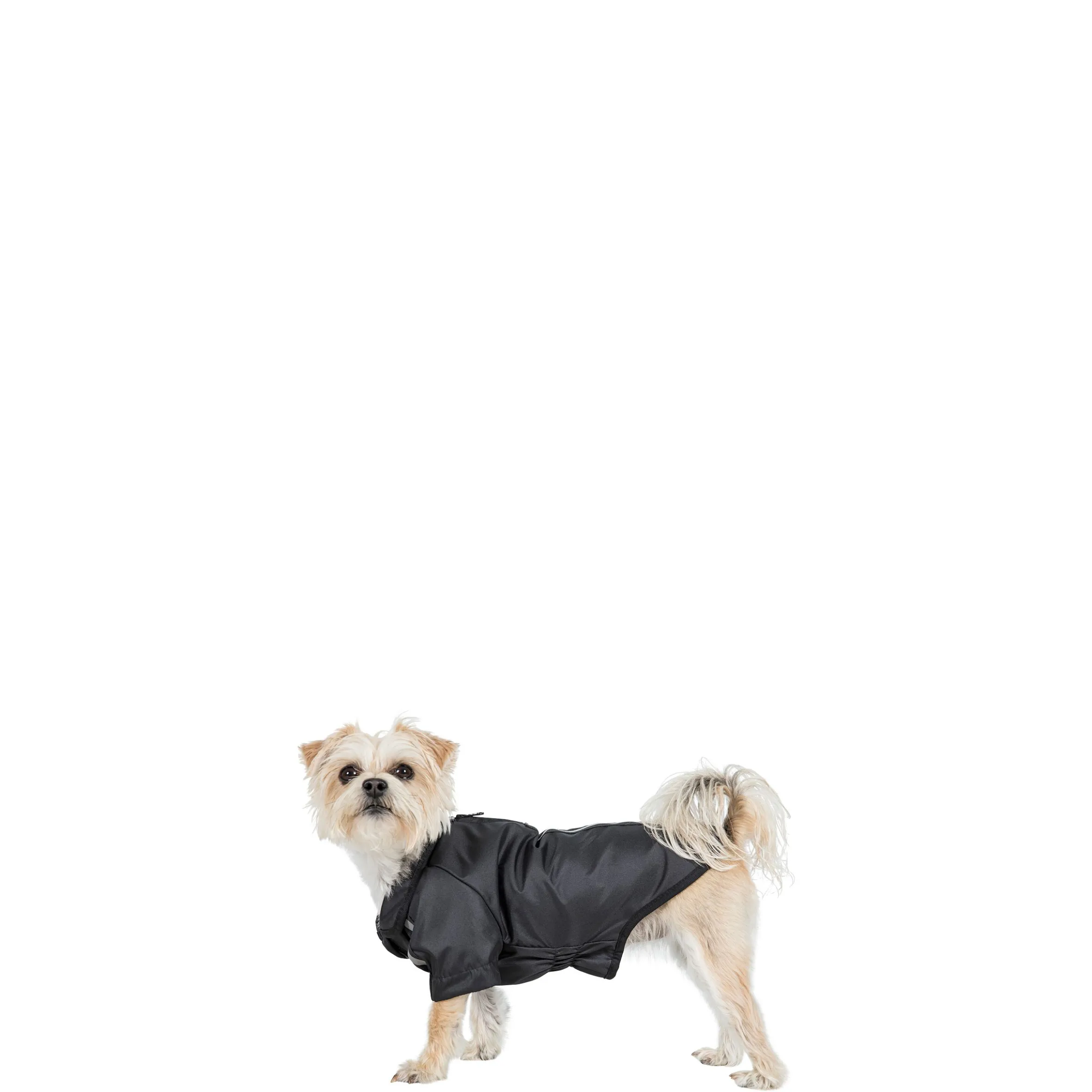 Trespaws XXS Waterproof Dog Coat in Black Khaos