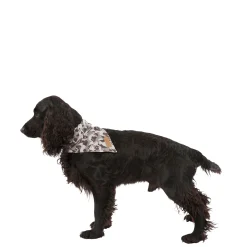 Trespaws XXS/S Dog Insect Repellent Bandana in Grey Camo Alpha